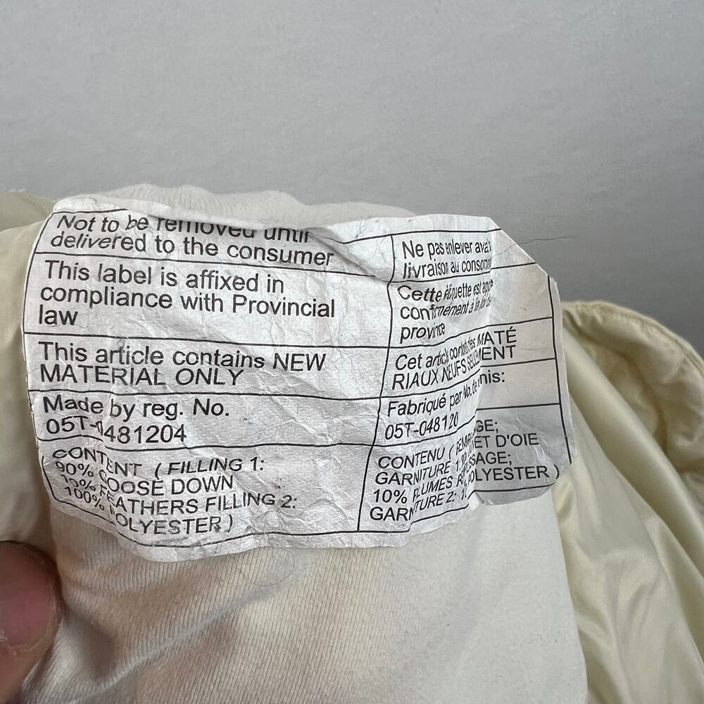 Lululemon Goose Down Jacket Womens 8 What the Fluff 800 Fill‎ Quilted Running - Picture 4 of 6